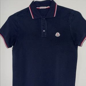 Navy Moncler polo